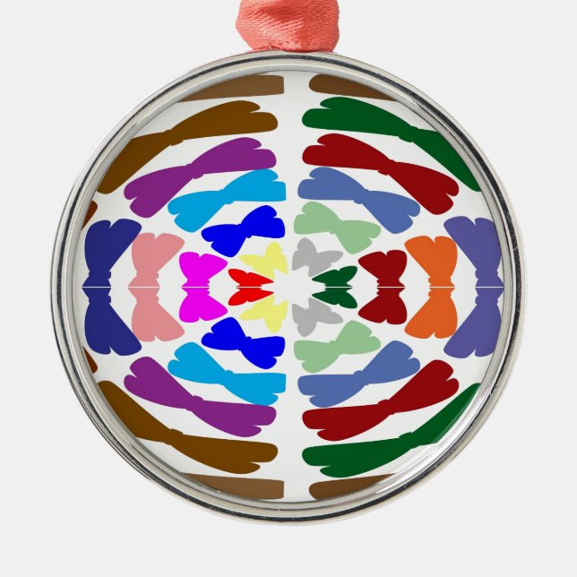 Ornamento De Metal Dança bonita do laço - aprecie a alegria da parte (Frente)