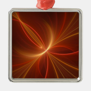 Ornamento De Metal Dançar Com A Arte Fractal Abstrato Moderna E Mode