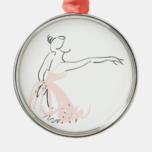 Ornamento De Metal Dançarino de balé da bailarina