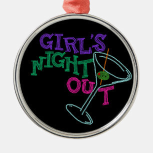 ORNAMENTO DE METAL DAS MENINAS DA NOITE PRESENTES PARA FORA