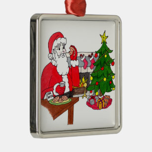 Ornamento de Metal de Natal Doce