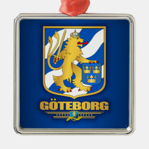 Ornamento De Metal De "ornamento Goteborg (Gothenburg)"