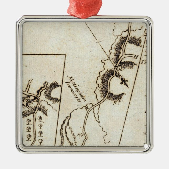 Ornamento De Metal De Philadelphfia a DM 58 de Annapolis (Frente)