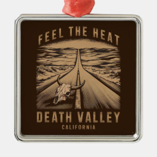 Ornamento De Metal Death Valley California Sente o calor