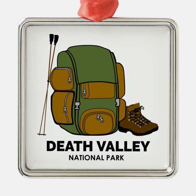 Ornamento De Metal Death Valley National Park Backpack (Frente)