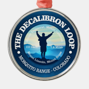 Ornamento De Metal Decalibron Loop (caminhada)