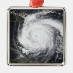 Ornamento De Metal Decano do furacão no Atlântico e nas Caraíbas