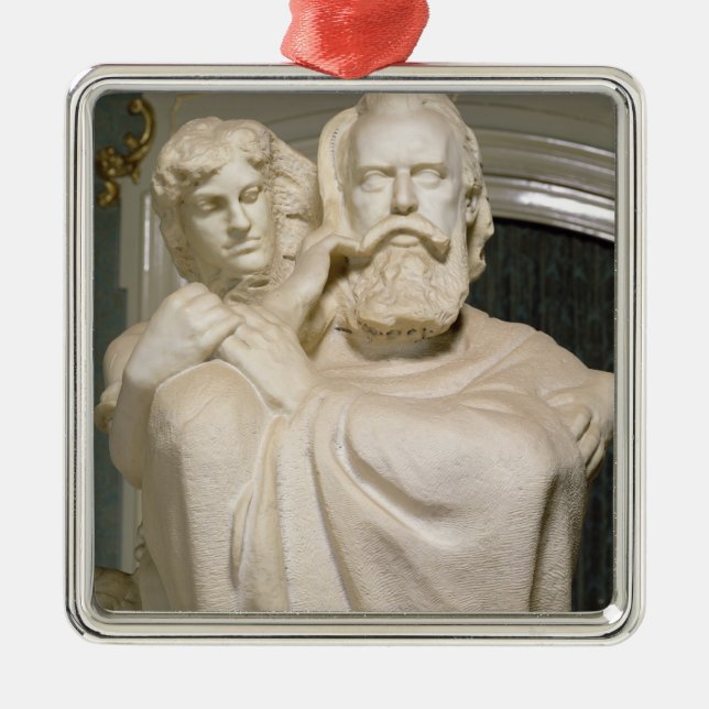 Ornamento De Metal Dedicação a Brahms, 1909 (Frente)