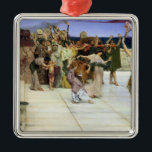 Ornamento De Metal Dedicação de Alma-Tadema |A ao Baco<br><div class="desc">Uma dedicação ao Baco,  1889% pipe% pelo lugar da arte do senhor Lawrence Alma-Tadema |: Hamburger Kunsthalle,  número de coleção inglês da imagem do artista | de Hamburgo,  Alemanha |: XKH232083</div>