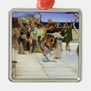 Ornamento De Metal Dedicação de Alma-Tadema A ao Baco