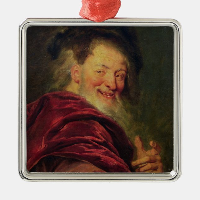 Ornamento De Metal Democritus 1692 (Frente)