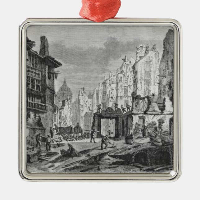 Ornamento De Metal Demolições para a construção de DES Ecoles da rua (Frente)