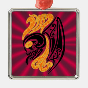 Ornamento De Metal Demonica