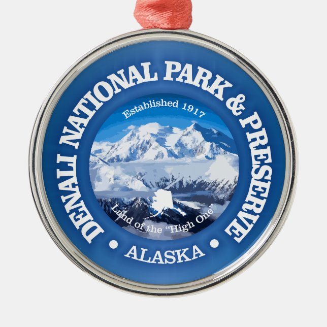 Ornamento De Metal Denali NP2 (Frente)