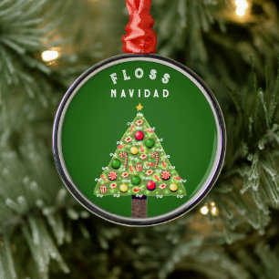 Ornamento De Metal Dentista Colecionável de Natal
