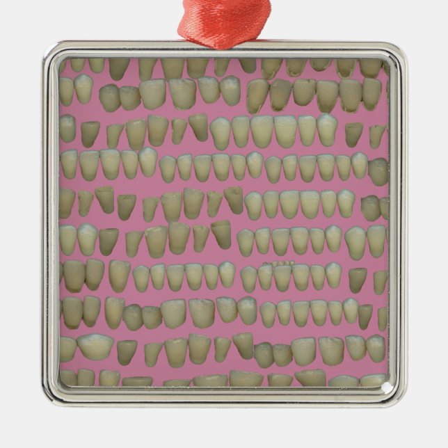 ORNAMENTO DE METAL DENTISTA DENTISTA ORTODÔNICA ROTTEN DENTISMO BOCA (Frente)