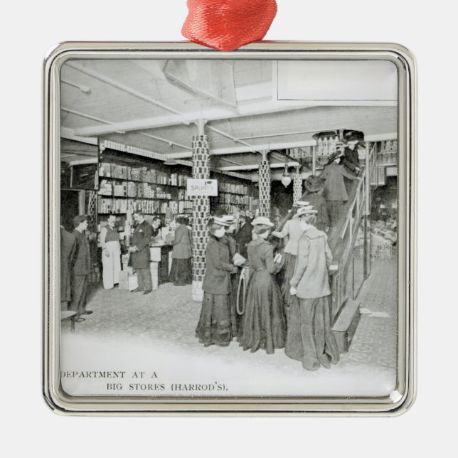 Ornamento De Metal Departamento da disposição de Harrods, c.1901 (Frente)