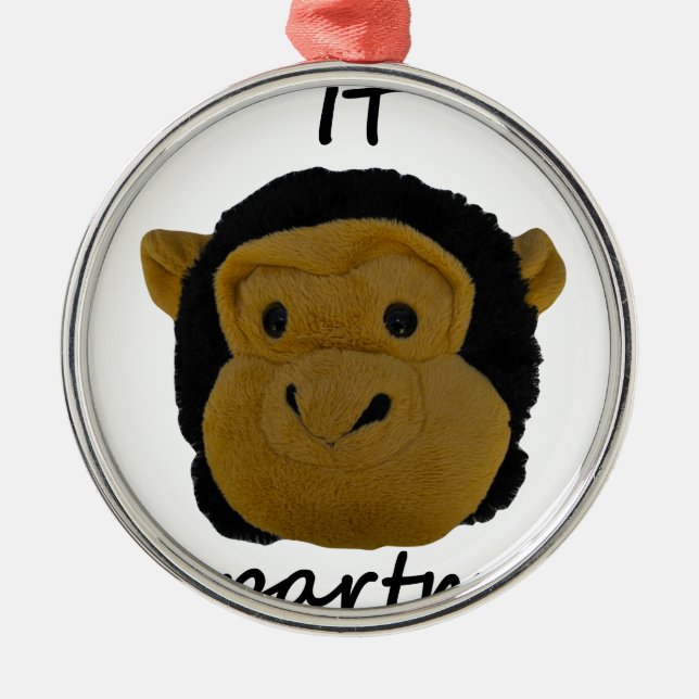 Ornamento De Metal Departamento de TI (Frente)