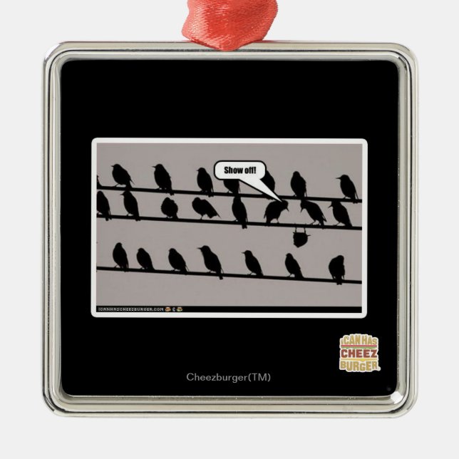 Ornamento De Metal Desaparece! (Frente)