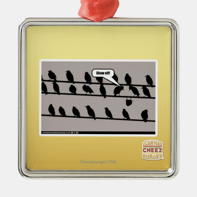 Ornamento De Metal Desaparece! (Frente)