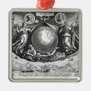 Ornamento De Metal Descoberta de América