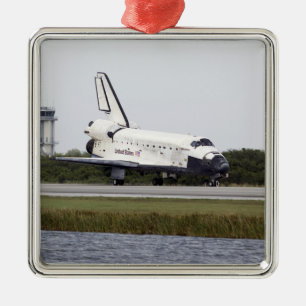 Ornamento De Metal Descoberta do vaivém espacial na pista de