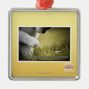 Ornamento De Metal Desgraça em cima do senhor mesmo