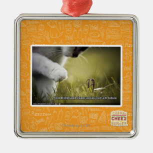 Ornamento De Metal Desgraça em cima do senhor mesmo