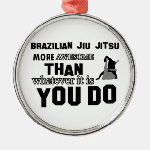 Ornamento De Metal Design brasileiro impressionante do jitsu do jiu