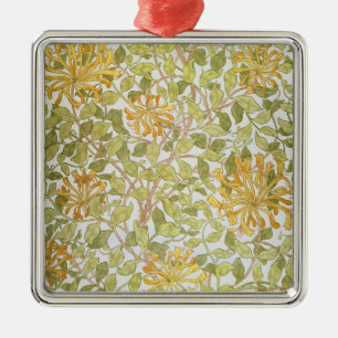 Ornamento De Metal Design da "madressilva", 1883