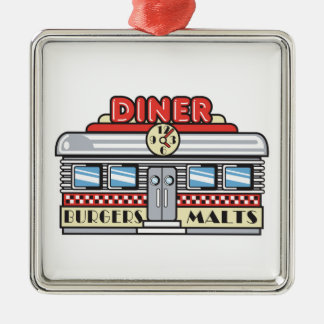 Ornamento De Metal design de retro-diner