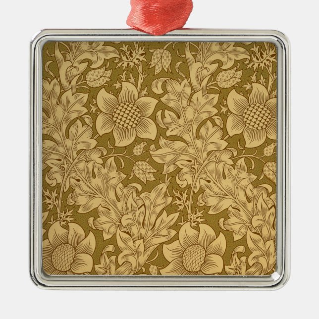 Ornamento De Metal Design do papel de parede do "Fritillary", 1885 (Frente)