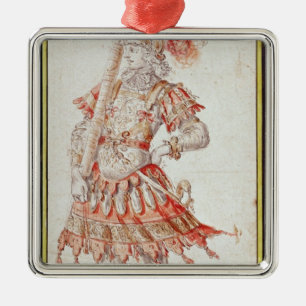 Ornamento De Metal Design do traje para o carrossel, c.1662
