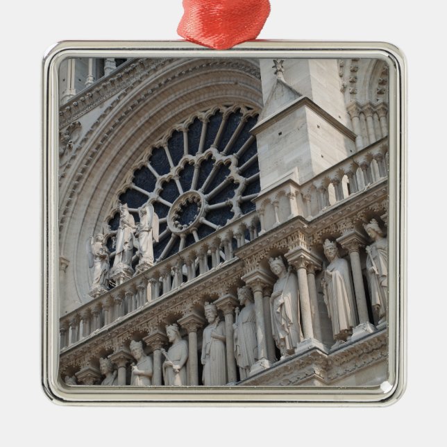 Ornamento De Metal Detalhe da Notre Dame (Frente)