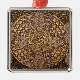 Ornamento De Metal Detalhe do Mosaico Amarelo, Alemanha