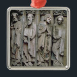 Ornamento De Metal Detalhe do Portico<br><div class="desc">Detalhe do Portico de la Gloria que descreve os apóstolos | pelo lugar mestre da arte de Mateo |: Catedral de St James,  Santiago a Dinamarca Compostela,  número de coleção espanhol da imagem do artista | da espanha |: XJL158486</div>