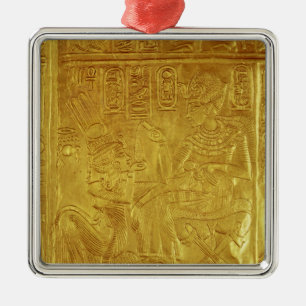 Ornamento De Metal Detalhe do santuário dourado