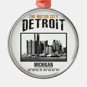 Ornamento De Metal Detroit