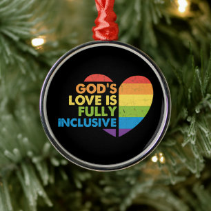 Ornamento De Metal Deus Gay Cristão Lgbt