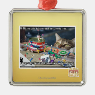 Ornamento De Metal Deve ter tomar horas