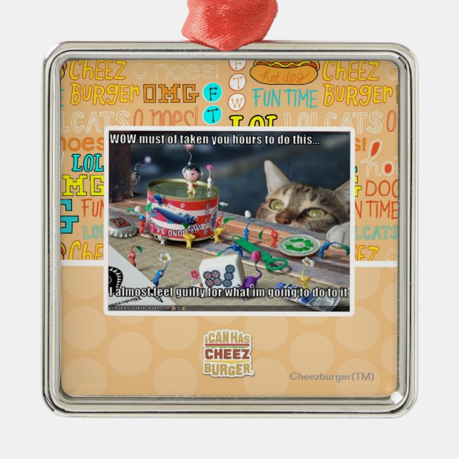 Ornamento De Metal Deve ter tomar horas (Frente)