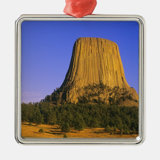 Ornamento De Metal Devils Tower National Monument em Wyoming (Frente)