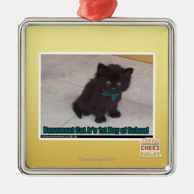 Ornamento De Metal Dia da rua (Frente)