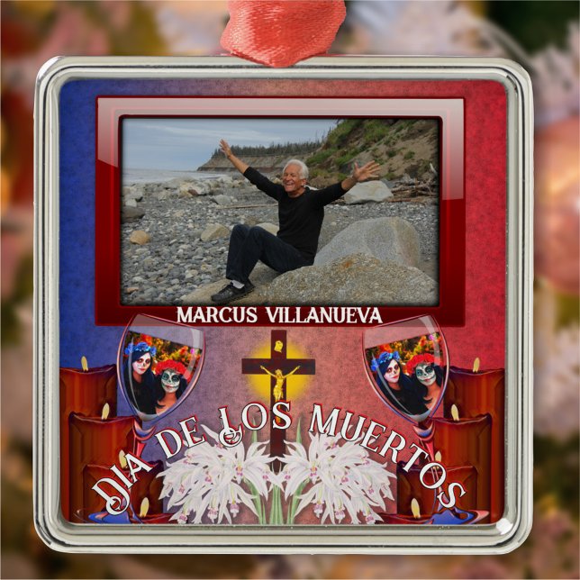 Ornamento De Metal Dia de Los Muertos Catrinas 1718 (Criador carregado)