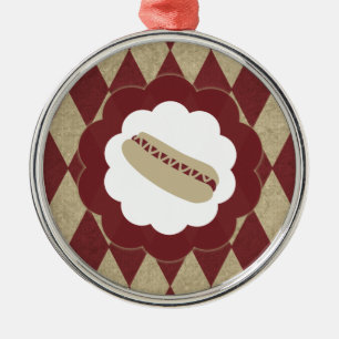 Ornamento De Metal diamantes de cachorro quente