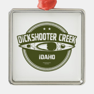 Ornamento De Metal Dickshooter Creek Idaho Kayaking