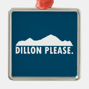 Ornamento De Metal Dillon, por favor