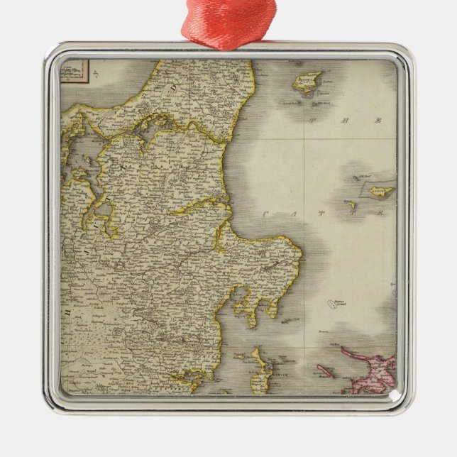 Ornamento De Metal Dinamarca 3 (Frente)