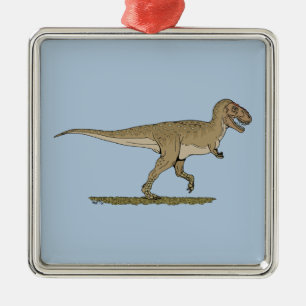Ornamento De Metal Dinossauro Cretáceo Tyrannosaurus rex