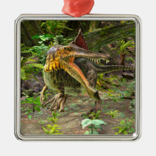 Ornamento De Metal Dinossauro Spinosaurus